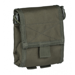 MIL-TEC EMPTY SHELL POUCH COLLAPSIBLE tühjade padrunisalvede kott. Olive