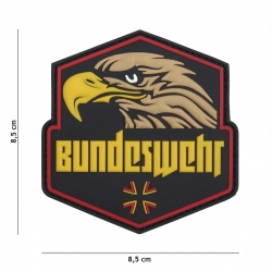 Embleem 3D PVC Bundeswehr kollane