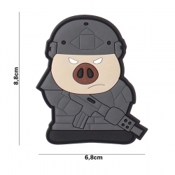 Embleem 3D PVC Tactical pig
