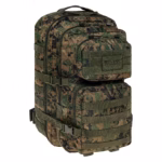 MIL-TEC US ASSAULT PACK Stor 36L ryggsäck, Digital Woodland