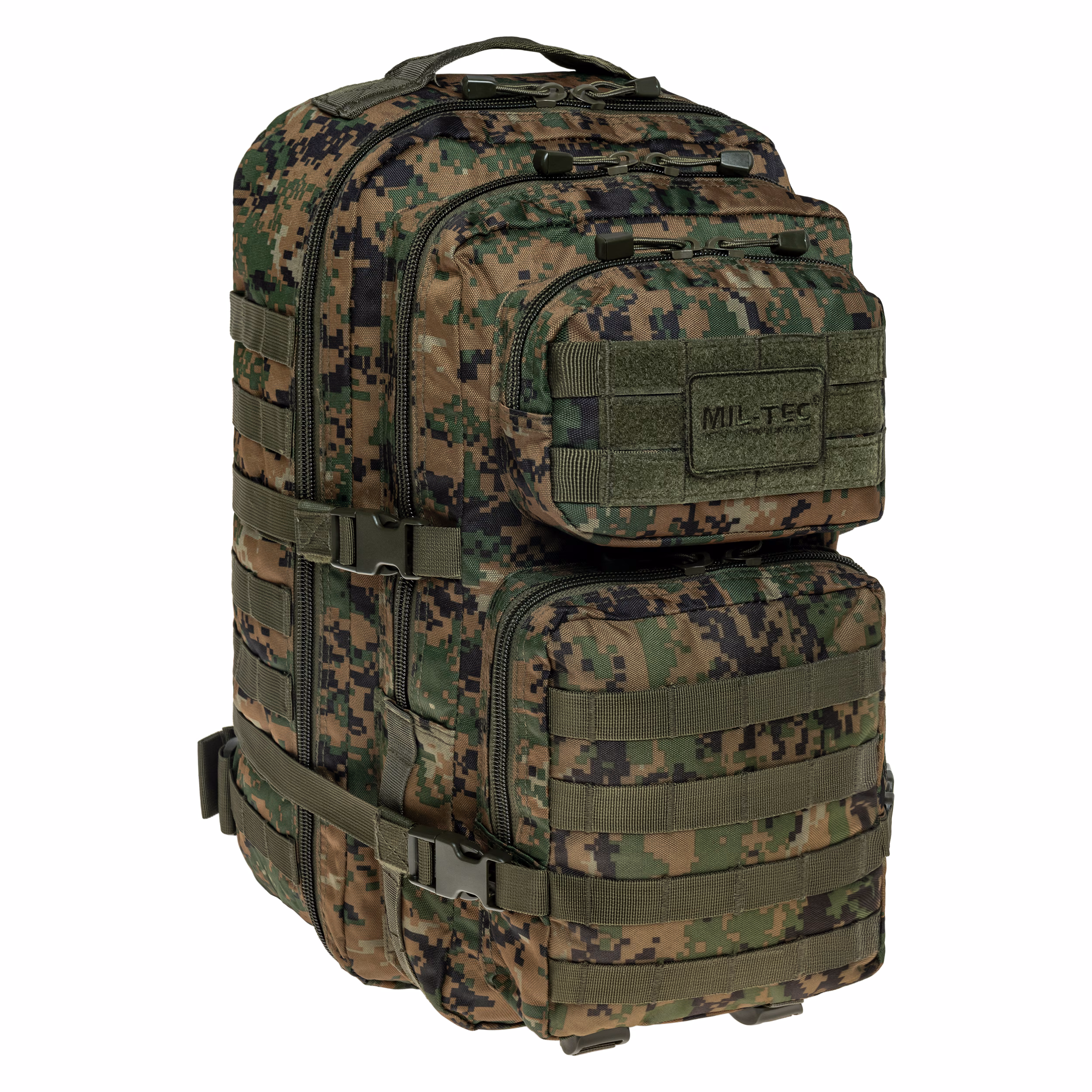 94882_mil-tec-assault-pack-stor-ryggsäck-36-l-digital-woodland-385006 MIL-TEC US ASSAULT PACK Large 36L seljakott, Digital Woodland – Bild 1