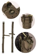 MIL-TEC LASER CUT HYDRATION PACK 2,5L JOOGI SELJAKOTT, MUST – Pilt 2