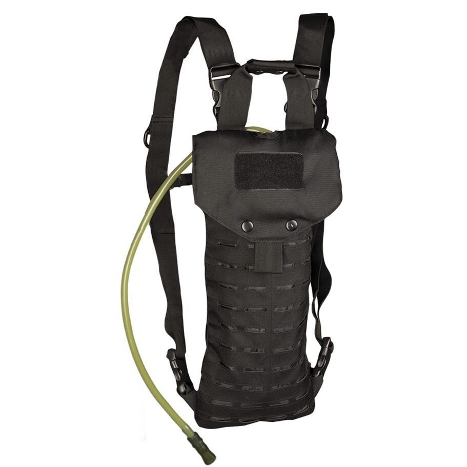 8ef37962-0a5f-11ec-8fab-00155dd95b07_bf9b4f92-c277-11ed-b779-00155d65b408 MIL-TEC LASER CUT HYDRATION PACK 2,5L JOOGI SELJAKOTT, MUST – Pilt 1