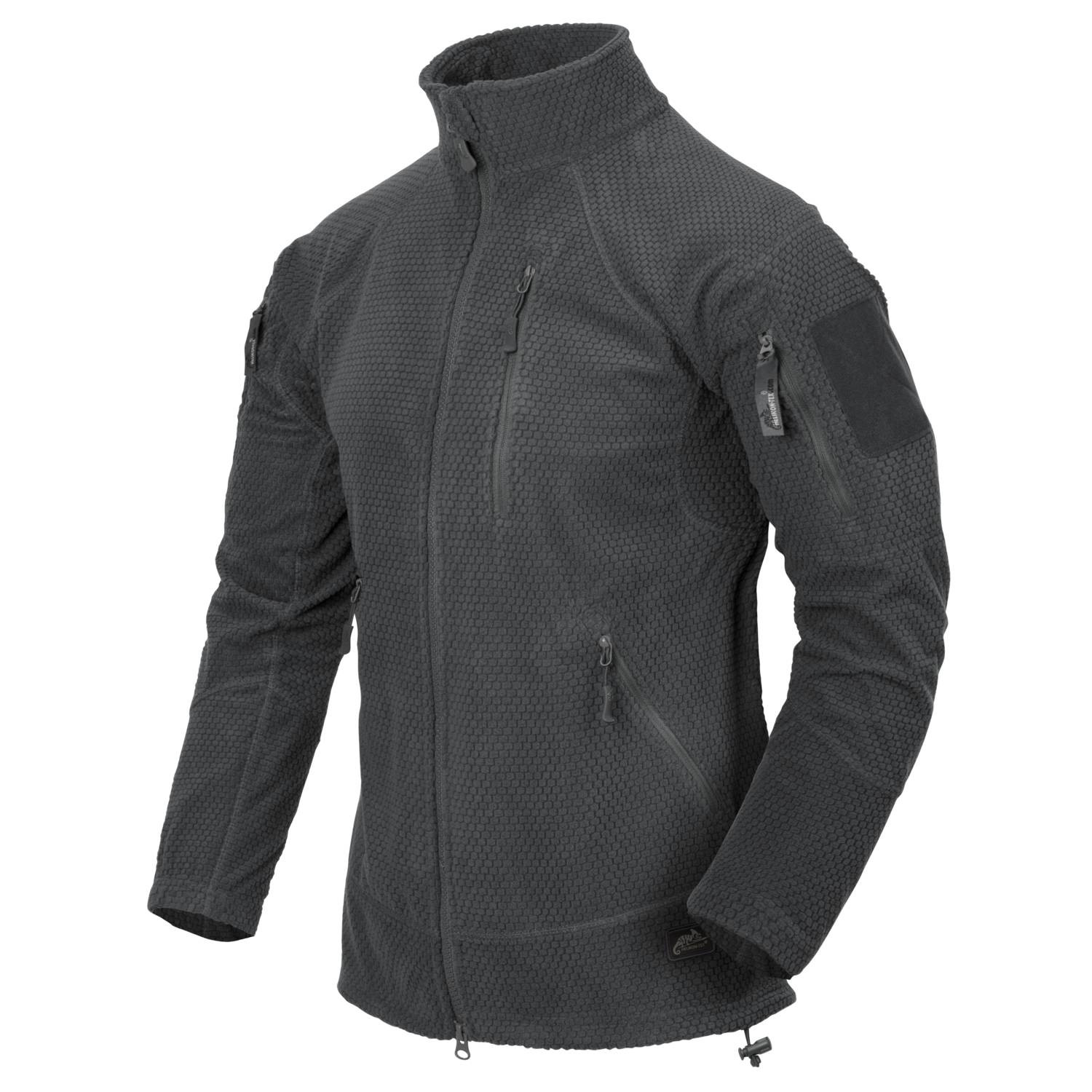 Alpha-Tactical-Jacket-Grid-Fleece14 HELIKON Alpha Grid fliis-jakk, Shadow Grey – Bild 1