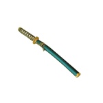 Gladius REPLICA WAKIZASHI SEMPLICE VERDE katana