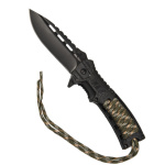 MIL-TEC Paracord starter taskunuga, must