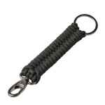 Paracord võtmehoidja, must