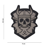 Embleem 3D PVC Viking with hatchet