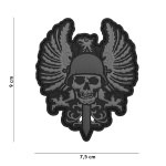 Embleem 3D PVC Spanish skull