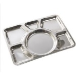 Roostevabast terasest 6-sektoriga söökla toidukandik