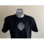 T-särk kolp kiivriga, must