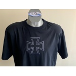 T-särk rist 1, must