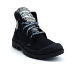 Palladium Pampa Hi 70th Anniversary -kengät miehille ja naisille, musta