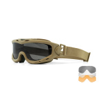 WileyX SPEAR Grey/Clear/Light Rust ballistilised prillid, Matte tan