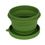 FOSCO kokkupandav kummist  kauss, roheline