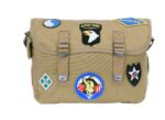 Fostex WWII Seeria embleemidega õlakott, beez