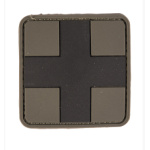 PVC 3D keskmine Meditsiini risti tunnussilt, olive