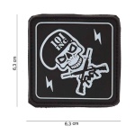 EMBLEEM 3D PVC SKULL GUNS