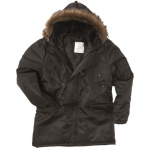US BLACK N3B PARKA