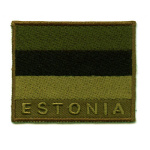 EESTI LIPU EMBLEEM ROHELISTES TOONIDES VELCRO