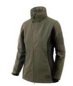 HELIKON GUNFIGHTER NAISTE SOFT SHELL FLIIS-JAKK, TAIGA GREEN
