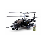 Sluban Combat helicopter konstruktor  M38-B0752