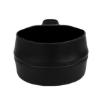 Rootsi kokkupandav kummikruus FOLD-a-CUP® 200 ml, Must