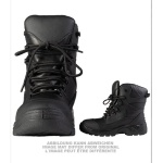 Saksa heavy combat naiste saapad, must