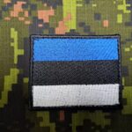 "Eesti lipp" riigitunnus 5,5 X 6,5 cm riidest