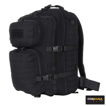 Lasercut 3-päevane Cordura seljakott must