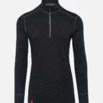Thermowave  Meeste Merino Xtreme Termosärk Thermal LS 1/2 Tõmblukuga, must