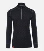 Thermowave  Meeste Merino Xtreme Termosärk Thermal LS 1/2 Tõmblukuga, must