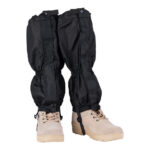 Ripstop kangast säärised, mustad