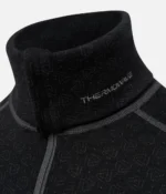 Thermowave  Meeste Merino Xtreme Termosärk Kõrge Kaelusega 1/2 Tõmblukuga, must - Image 2