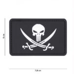Embleem 3D PVC Punisher pirate