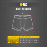 M-Tac kuusnurksed termoaktiivsed bokserid, mustad – Pilt 3