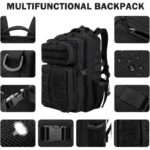Tactical seljakott 45L, must – Pilt 5